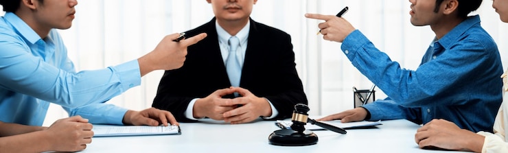 Property documents and keys on a desk